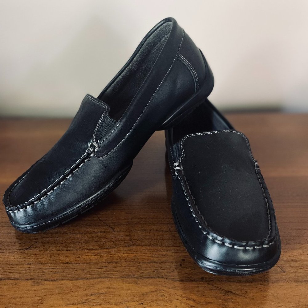 Freeman Boys Black Loafers